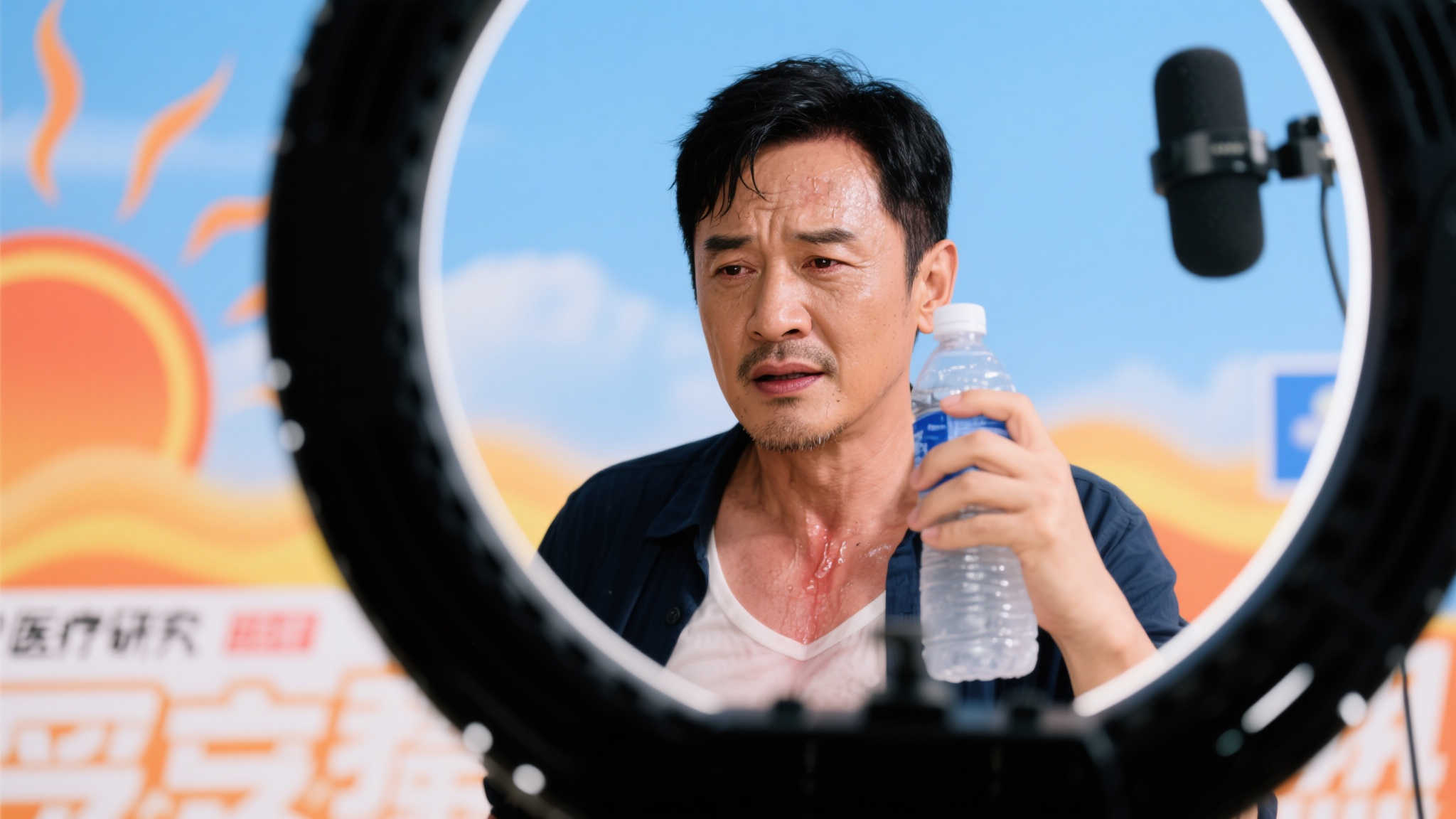 63岁演员马景涛直播意外晕倒后脑着地 发声安抚网友:天气炎热致暂时失神 63岁演员马景涛直播意外晕倒后脑着地 发声安抚网友:天气炎热致暂时失神